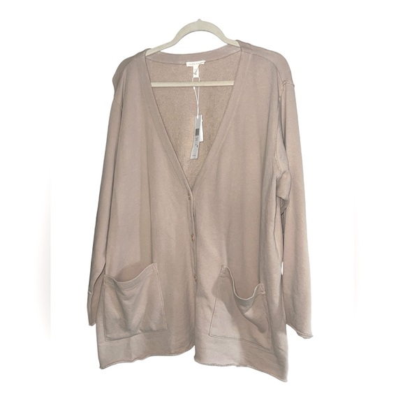 NWT- Eileen Fisher V-Neck Boxy Jacket Cardigan- Size 2X - Picture 2 of 11